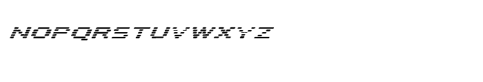 Letterstitch Plain Oblique Font LOWERCASE