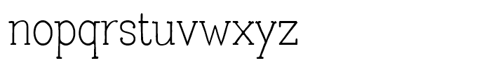 Lettre Regular Font LOWERCASE