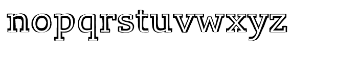 Lev Serif Handcut Font LOWERCASE