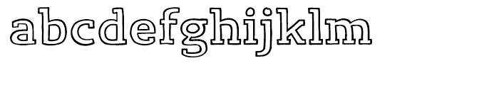 Lev Serif Handrawlight Font LOWERCASE