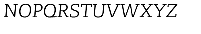 Lev Serif Light Italic Font UPPERCASE