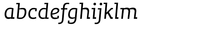 Lev Serif Regular Italic Font LOWERCASE