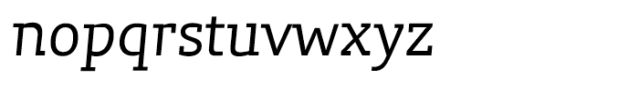 Lev Serif Regular Italic Font LOWERCASE