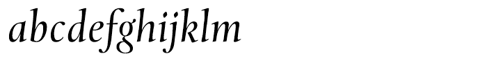 Levato Italic Font LOWERCASE