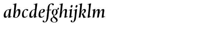 Levato Medium Italic Font LOWERCASE