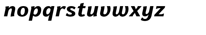 Levnam Extra Bold Italic Font LOWERCASE
