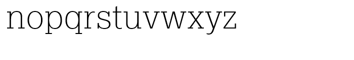 Lexia Thin Font LOWERCASE