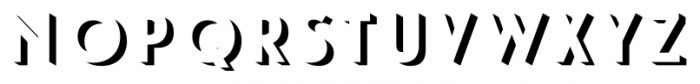 Le Havre Layers Shadow Font UPPERCASE