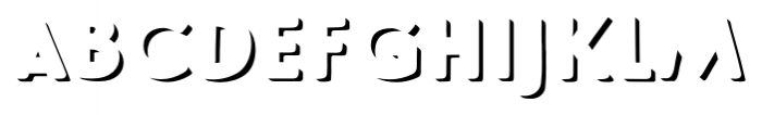 Le Havre Rough Shadow Font UPPERCASE