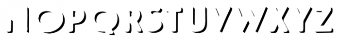 Le Havre Rough Shadow Font UPPERCASE