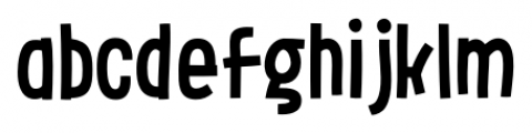 LeOsler Sharp Regular Font LOWERCASE