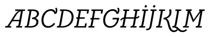 LeanO FY Regular Italic Font UPPERCASE