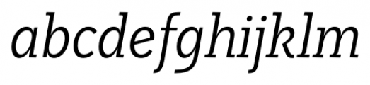 LeanO FY Regular Italic Font LOWERCASE