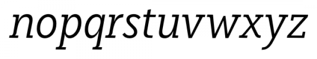 LeanO FY Regular Italic Font LOWERCASE