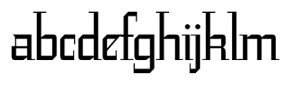 Leather Light Regular Font LOWERCASE
