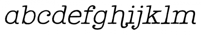 Lectra Light Italic Swash Font LOWERCASE