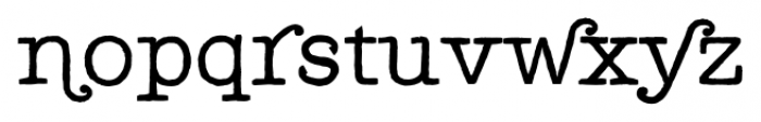 Lectra Normal Swash Font LOWERCASE