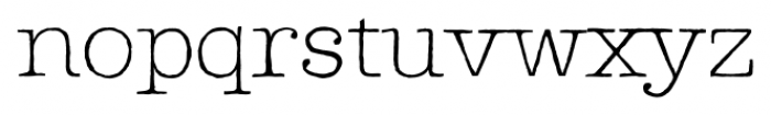 Lectra  Thin Font LOWERCASE