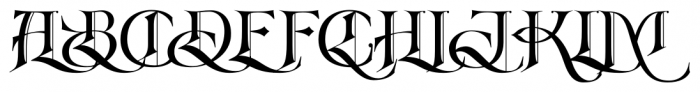 Ledbury Regular Font UPPERCASE