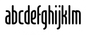 Leftheria Rounded Regular Font LOWERCASE