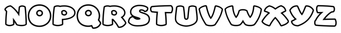 Leibix Outline Font UPPERCASE