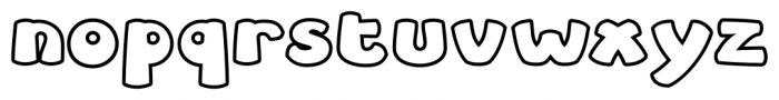 Leibix Outline Font LOWERCASE