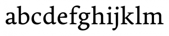 Lemon Serif Regular Font LOWERCASE