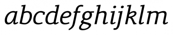 Lenga Regular Italic Font LOWERCASE