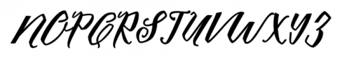 Leontin Script Regular Font UPPERCASE