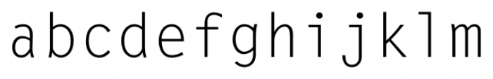 Letter Gothic Std Regular Font LOWERCASE