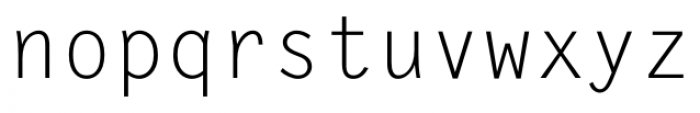 Letter Gothic Std Regular Font LOWERCASE