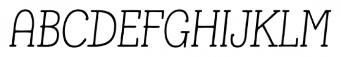 Lettre Italic Font UPPERCASE