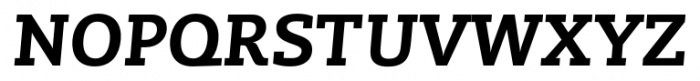 Lev Serif Bold Italic Font UPPERCASE