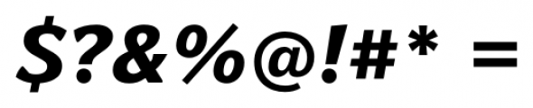 Levnam Extra Bold Italic Font OTHER CHARS