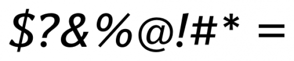 Levnam Italic Font OTHER CHARS