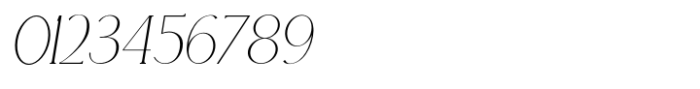 LE Buffec Thin Italic Font OTHER CHARS