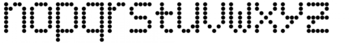 LED pixel C Unicase Font LOWERCASE