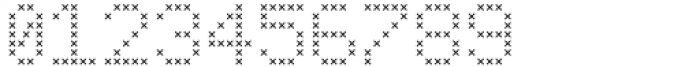 LED pixel Cr Unicase Font OTHER CHARS