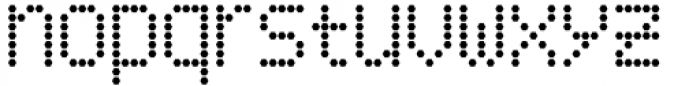 LED pixel H Unicase Font LOWERCASE