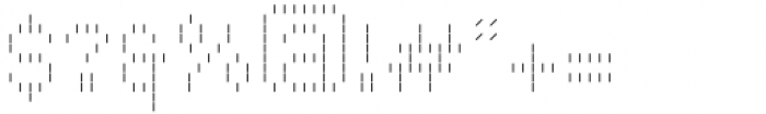 LED pixel L Unicase Font OTHER CHARS