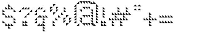 LED pixel SH1 Slab Serif Font OTHER CHARS