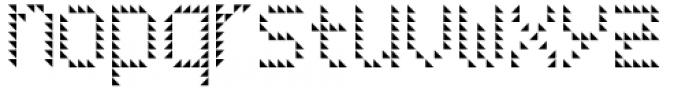 LED pixel SH1 Unicase Font LOWERCASE