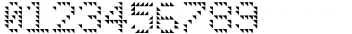 LED pixel SH2 Slab Serif Font OTHER CHARS