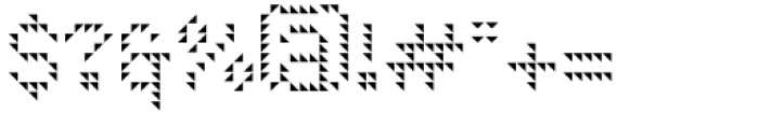 LED pixel SH2 Slab Serif Font OTHER CHARS