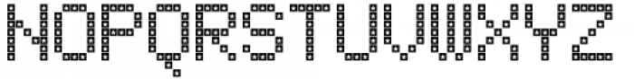 LED pixel SSt Unicase Font UPPERCASE