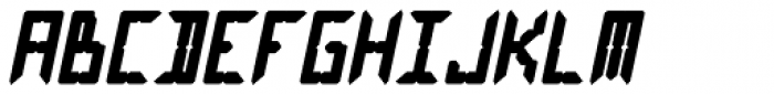 LEa D Lights Bold Italic Font UPPERCASE
