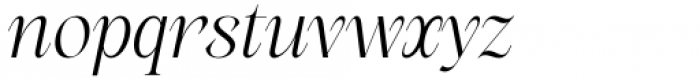 Le Marino Italic Font LOWERCASE