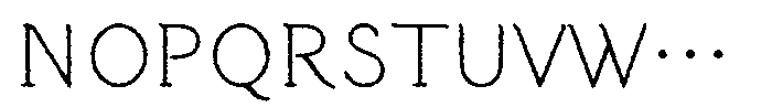 Lead Pencil StdN F Lead Pencil StdN 2 B Font UPPERCASE