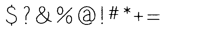 Lead Pencil StdN F Lead Pencil StdN  B Font OTHER CHARS