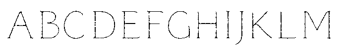 Lead Pencil StdN F Lead Pencil StdN H Font UPPERCASE